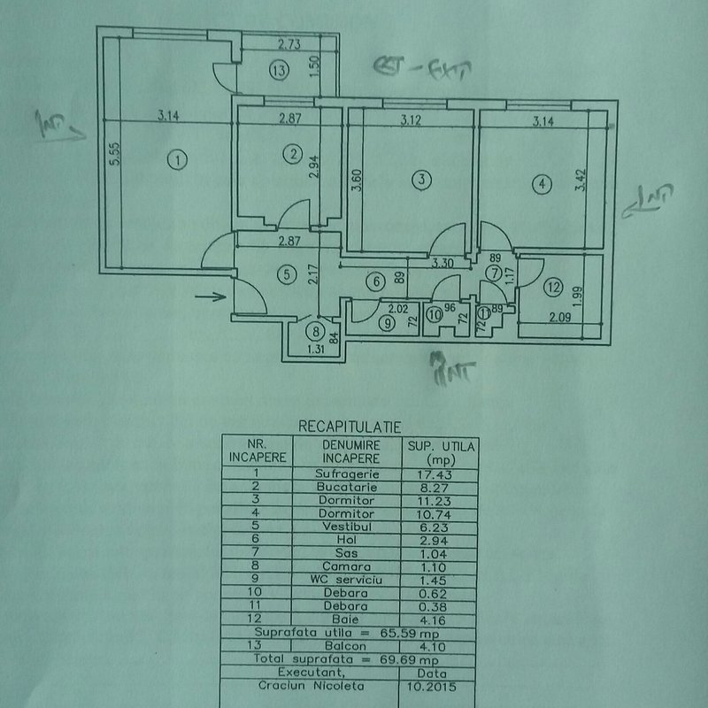 Iancului, Obor, Elev Stefanescu, metroul Iancului la 7 min.